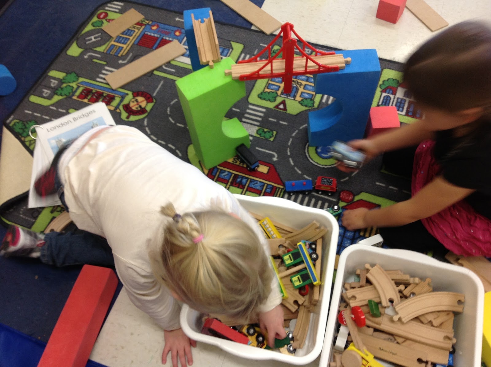 Ms. Kidd's Class Building Bridges!